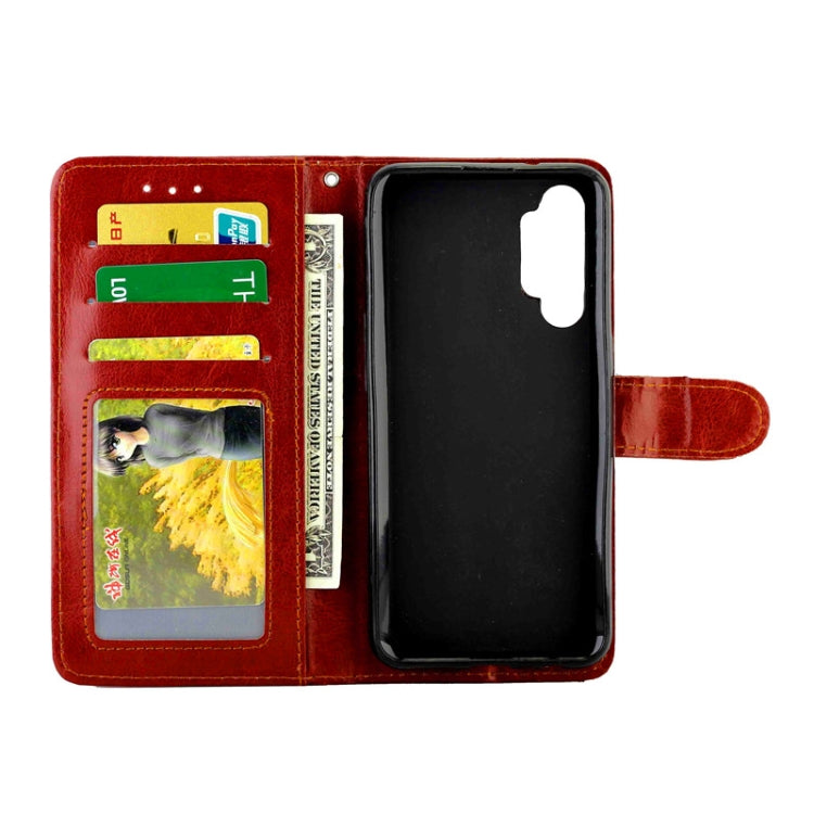 For OPPO Realme XT/X2 Crazy Horse Texture Leather Horizontal Flip Protective Case with Holder & Card Slots & Wallet & Photo Frame