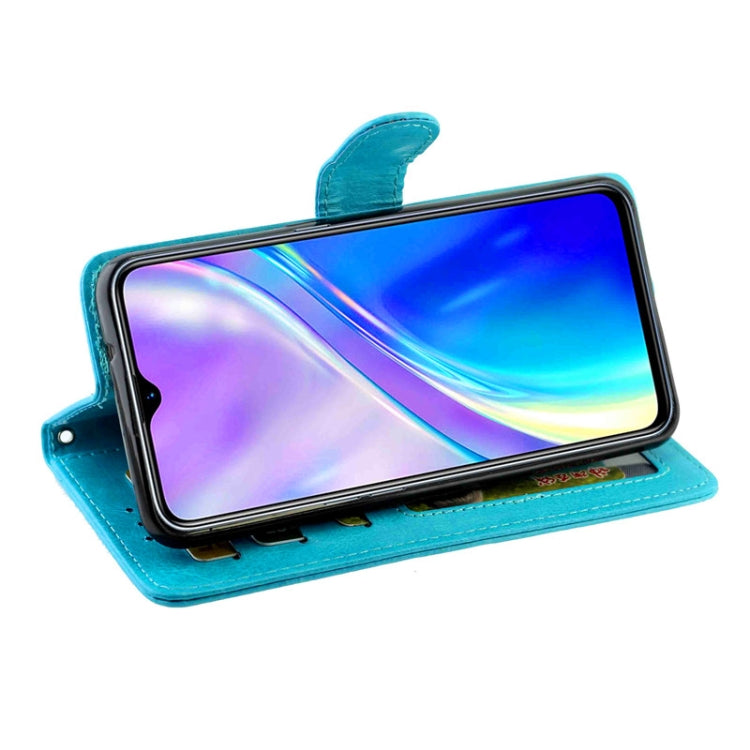 For OPPO Realme XT/X2 Crazy Horse Texture Leather Horizontal Flip Protective Case with Holder & Card Slots & Wallet & Photo Frame