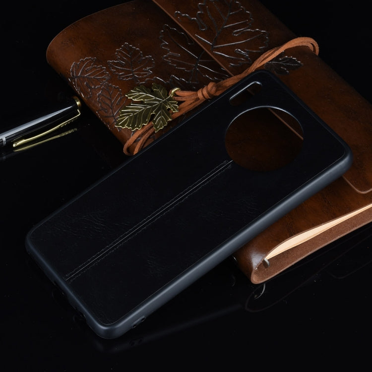 For Huawei Mate 30 Shockproof Sewing Cow Pattern Skin PC + PU + TPU Case