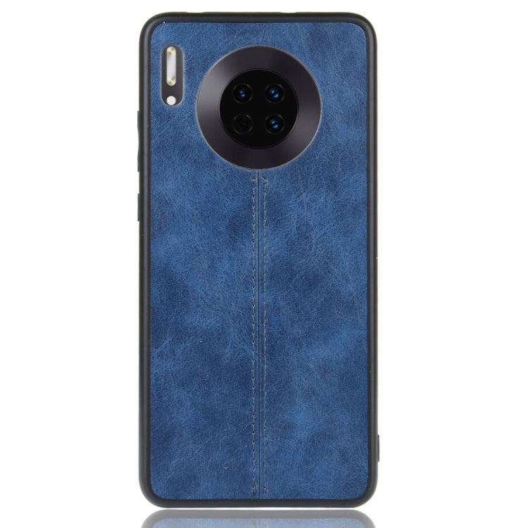 For Huawei Mate 30 Shockproof Sewing Cow Pattern Skin PC + PU + TPU Case