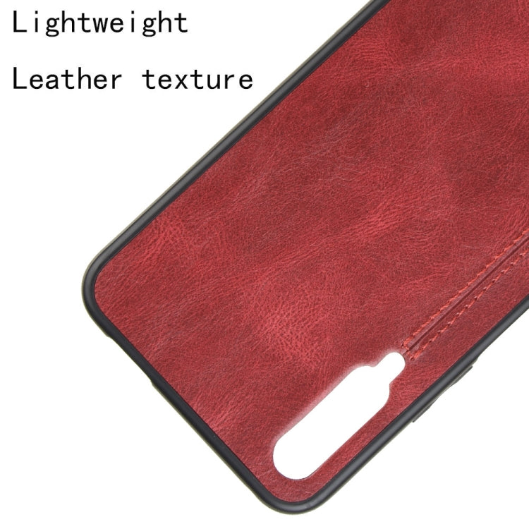 For Huawei Honor 9X Pro / 9X / Y9S Shockproof Sewing Cow Pattern Skin PC + PU + TPU Case