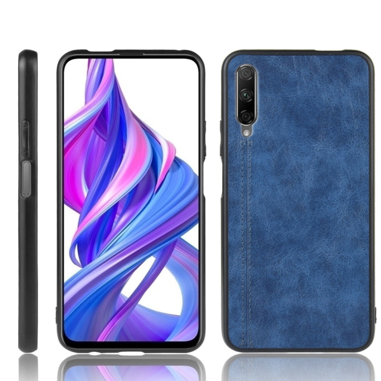 For Huawei Honor 9X Pro / 9X / Y9S Shockproof Sewing Cow Pattern Skin PC + PU + TPU Case