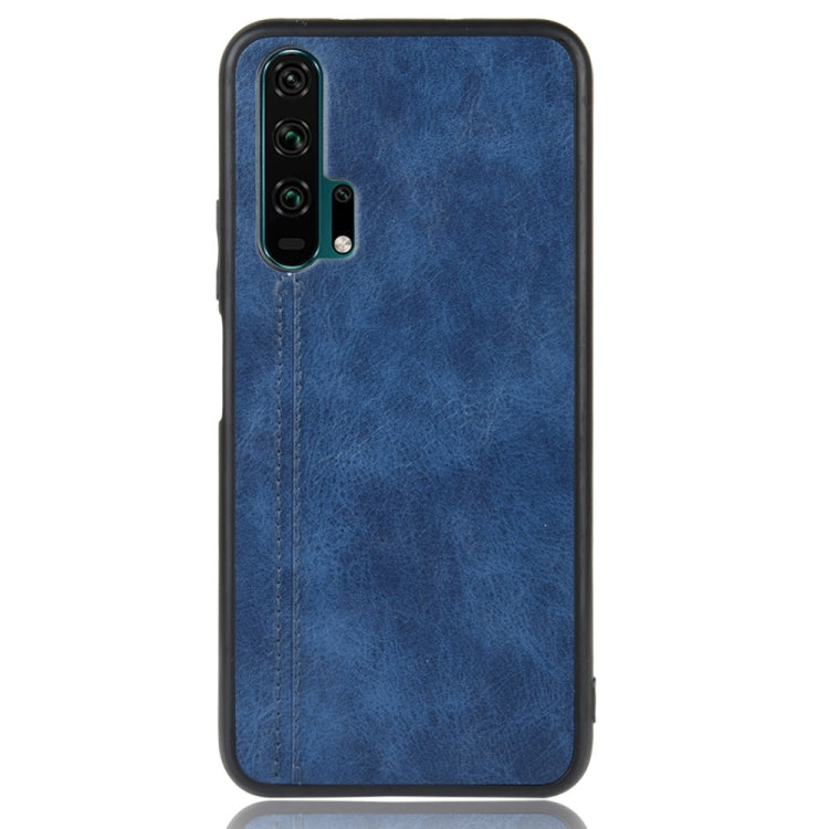 For Huawei Honor 20 Pro Shockproof Sewing Cow Pattern Skin PC + PU + TPU Case