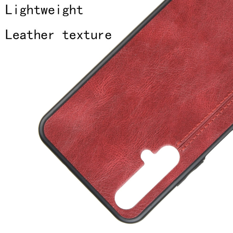 For Huawei Honor 20 Shockproof Sewing Cow Pattern Skin PC + PU + TPU Case