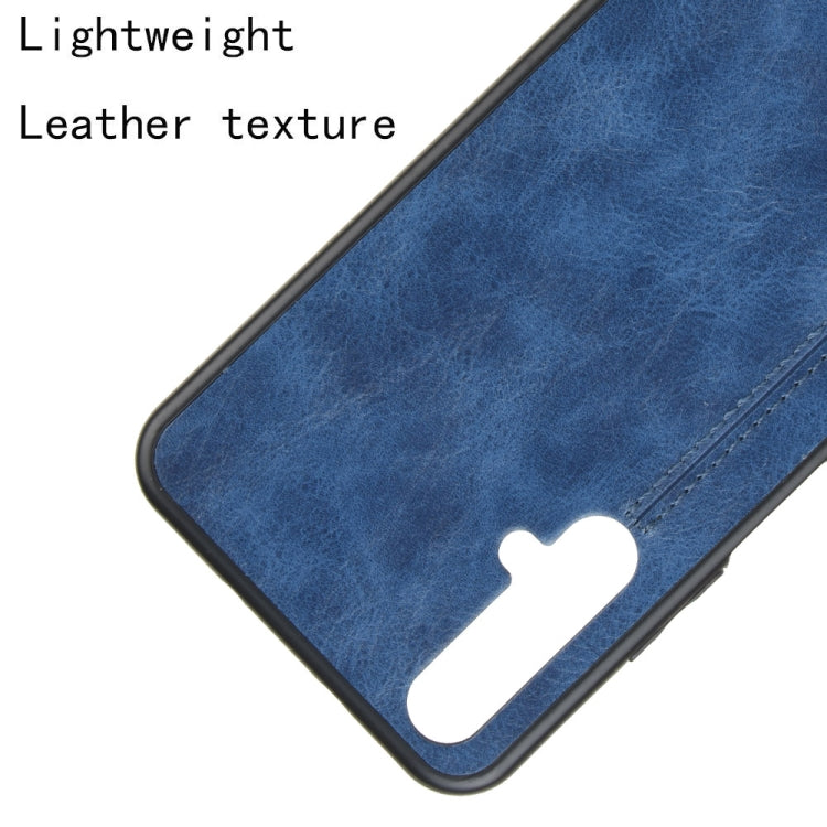 For Huawei Honor 20 Shockproof Sewing Cow Pattern Skin PC + PU + TPU Case