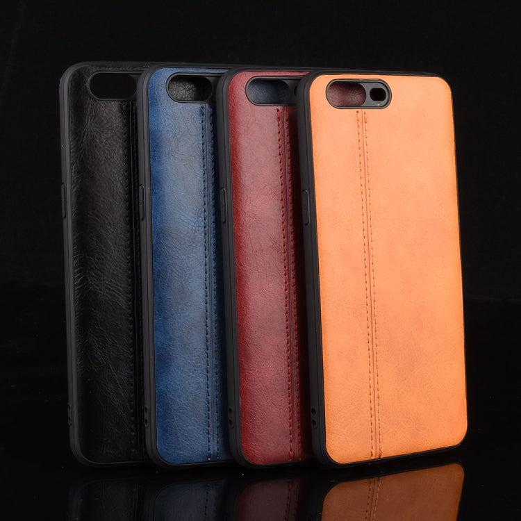 For OnePlus 5 Shockproof Sewing Cow Pattern Skin PC + PU + TPU Case