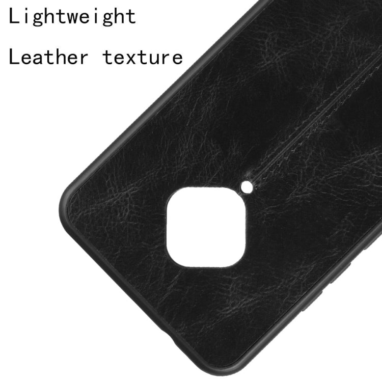 For Vivo Y9s/V17 Shockproof Sewing Cow Pattern Skin PC + PU + TPU Case