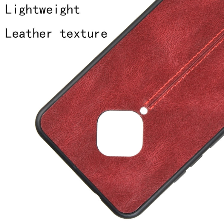 For Vivo Y9s/V17 Shockproof Sewing Cow Pattern Skin PC + PU + TPU Case