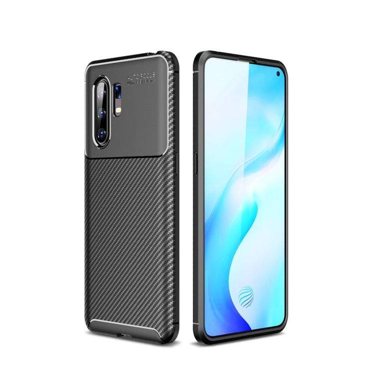 For Vivo X30 Pro Carbon Fiber Texture Shockproof TPU Case
