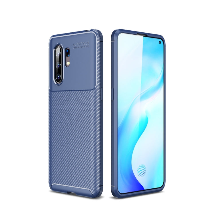 For Vivo X30 Pro Carbon Fiber Texture Shockproof TPU Case