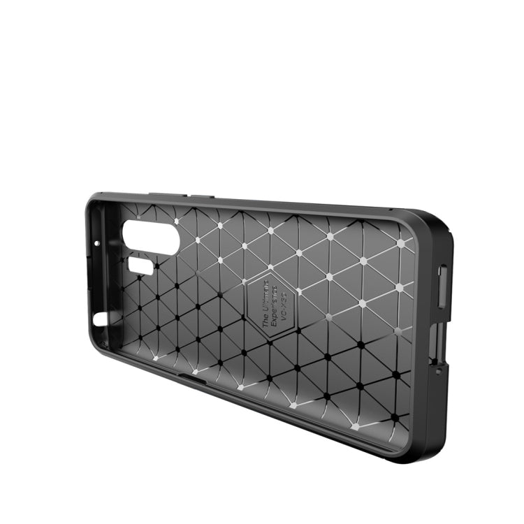 For Vivo X30 Pro Carbon Fiber Texture Shockproof TPU Case