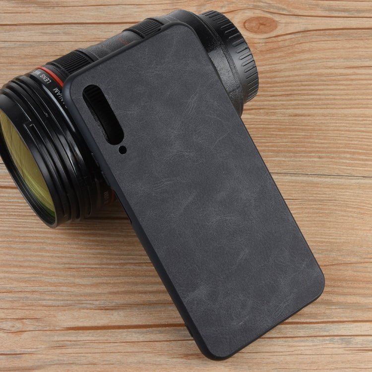 For Huawei P Smart Pro 2019/9X Pro Shockproof Sheep Skin PC + PU + TPU Case(Light black)