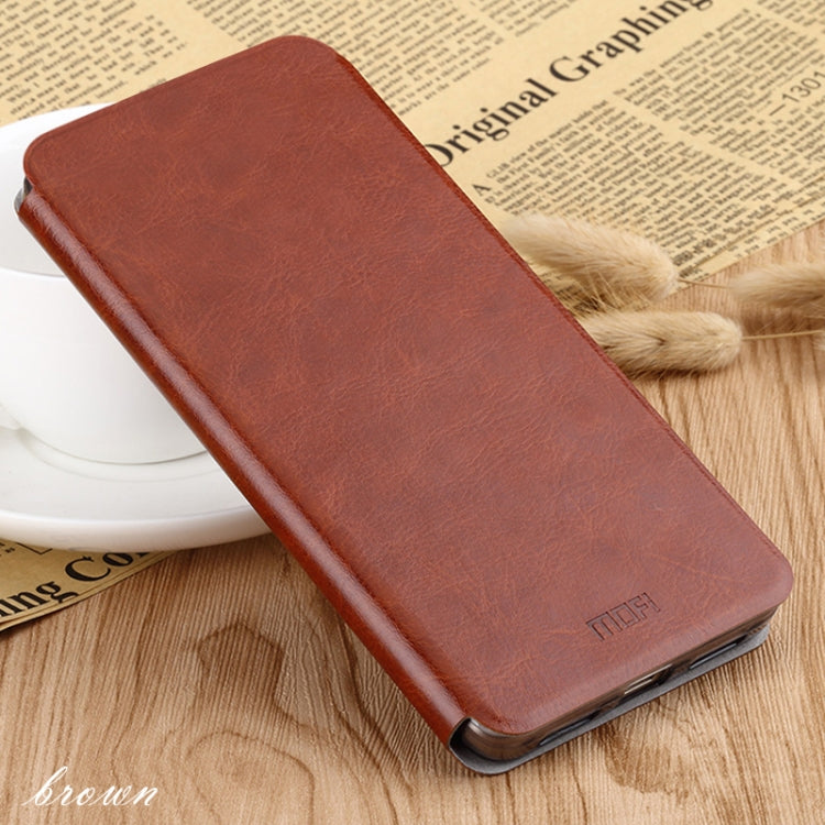 For Xiaomi RedMi K30 MOFI Rui Series Classical Leather Flip Leather Case With Bracket Embedded Steel Plate All-inclusive