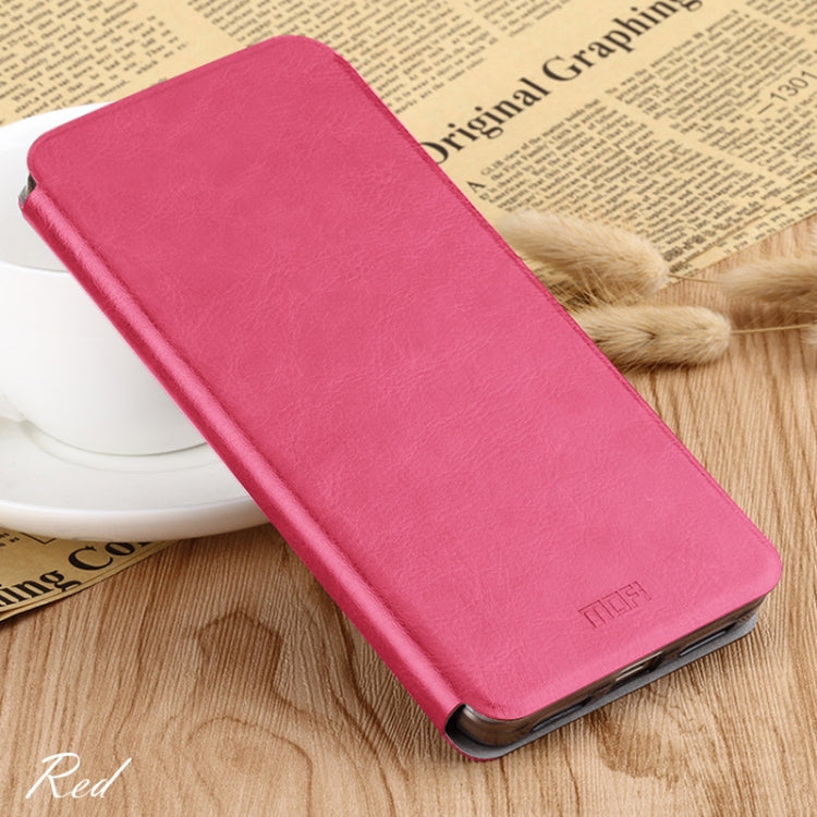 For Xiaomi RedMi K30 MOFI Rui Series Classical Leather Flip Leather Case With Bracket Embedded Steel Plate All-inclusive