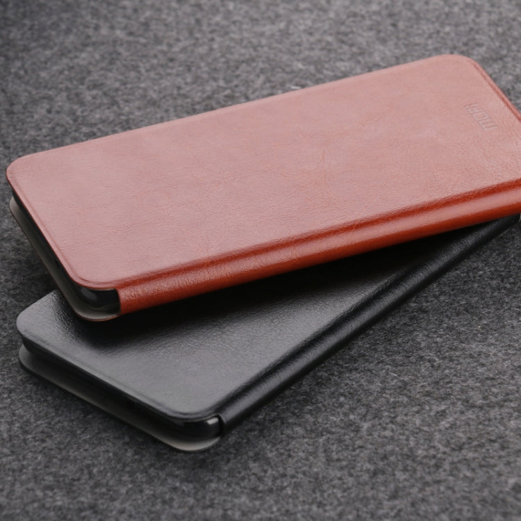 For Xiaomi RedMi K30 MOFI Rui Series Classical Leather Flip Leather Case With Bracket Embedded Steel Plate All-inclusive
