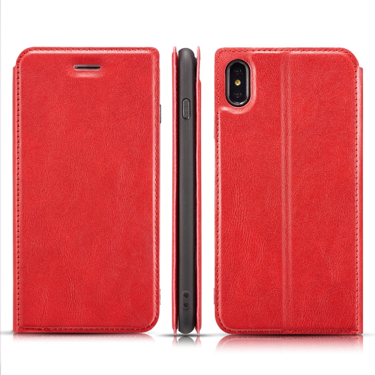 For Xiaomi Xiaomi 7A Retro Simple Ultra-thin Magnetic Leather Case with Holder & Card Slots & Lanyard