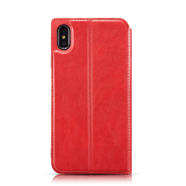 For Xiaomi Xiaomi 7A Retro Simple Ultra-thin Magnetic Leather Case with Holder & Card Slots & Lanyard