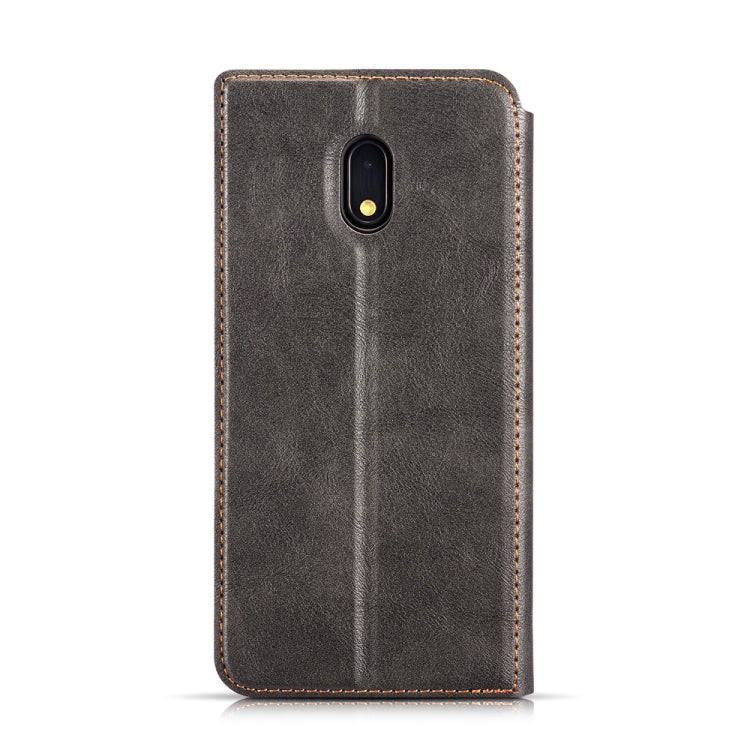 For Xiaomi Redmi 8A Retro Simple Ultra-thin Magnetic Leather Case with Holder & Card Slots & Lanyard