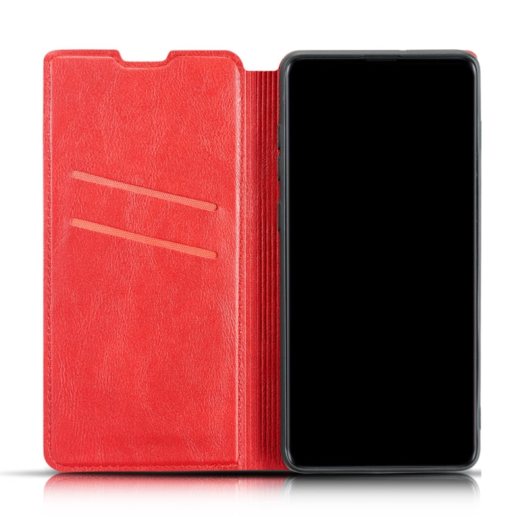 For Xiaomi Redmi 8A Retro Simple Ultra-thin Magnetic Leather Case with Holder & Card Slots & Lanyard