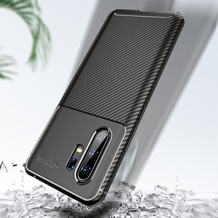 For VIVO X30 Carbon Fiber Texture Shockproof TPU Case(Black)