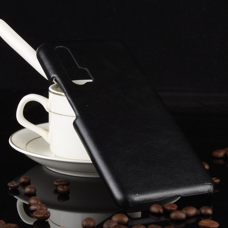 For Huawei Nova 6 5G Shockproof Litchi Texture PC + PU Case