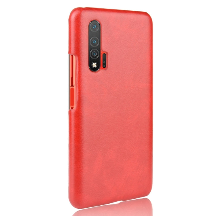 For Huawei Nova 6 5G Shockproof Litchi Texture PC + PU Case