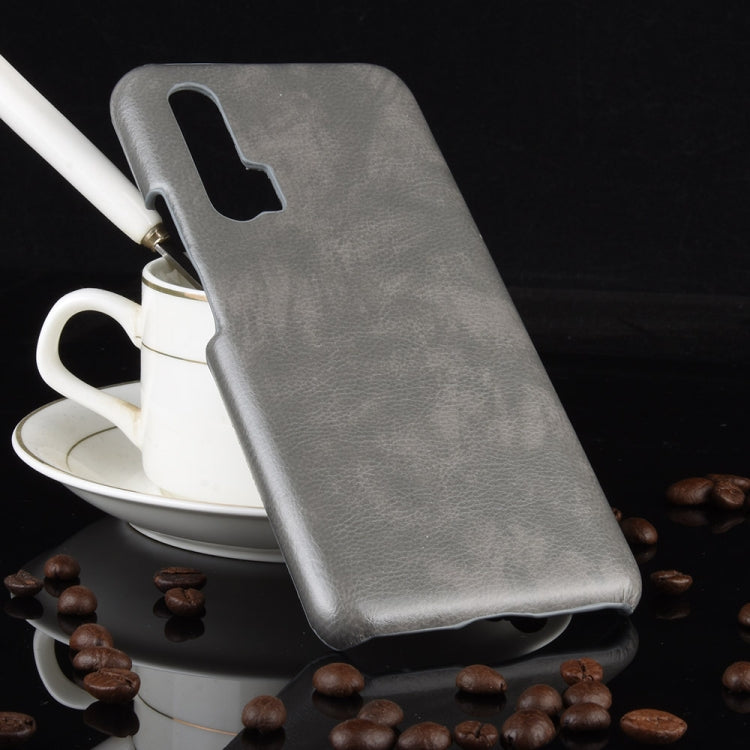 For Huawei Nova 6 5G Shockproof Litchi Texture PC + PU Case