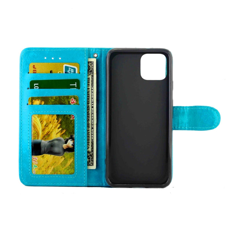 For Google Pixel4 Crazy Horse Texture Leather Horizontal Flip Protective Case with Holder & Card Slots & Wallet & Photo Frame