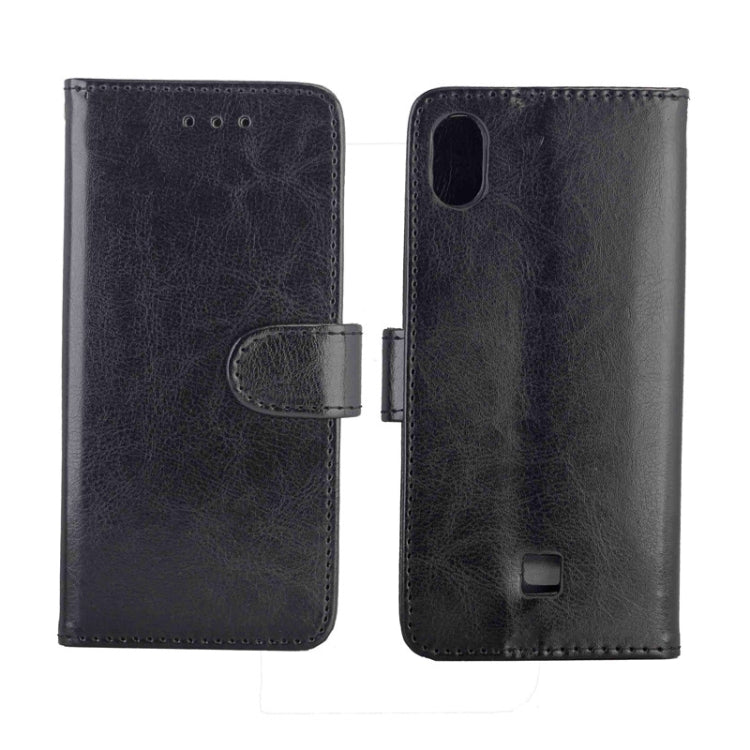For LG K20(2019) Crazy Horse Texture Leather Horizontal Flip Protective Case with Holder & Card Slots & Wallet & Photo Frame