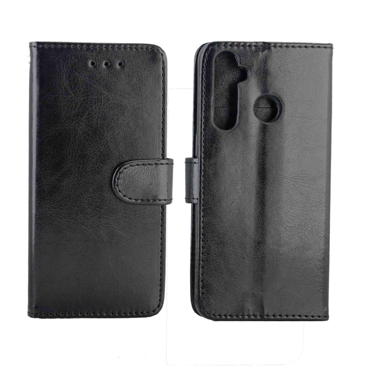 For OPPO Realme5 Pro Crazy Horse Texture Leather Horizontal Flip Protective Case with Holder & Card Slots & Wallet & Photo Frame