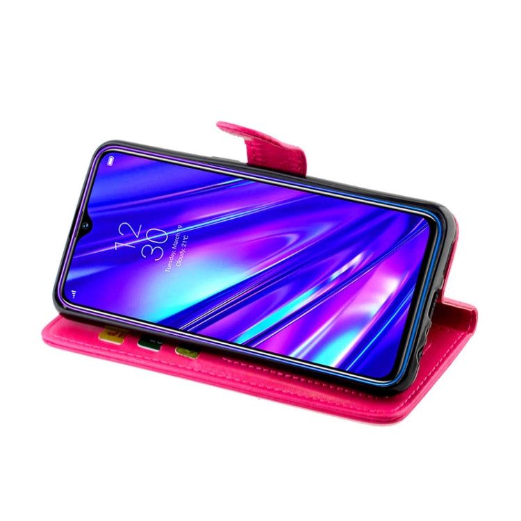 For OPPO Realme5 Pro Crazy Horse Texture Leather Horizontal Flip Protective Case with Holder & Card Slots & Wallet & Photo Frame