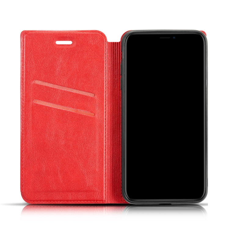 For Xiaomi Mi CC9 Lite Retro Simple Ultra-thin Magnetic Leather Case with Holder & Card Slots & Lanyard