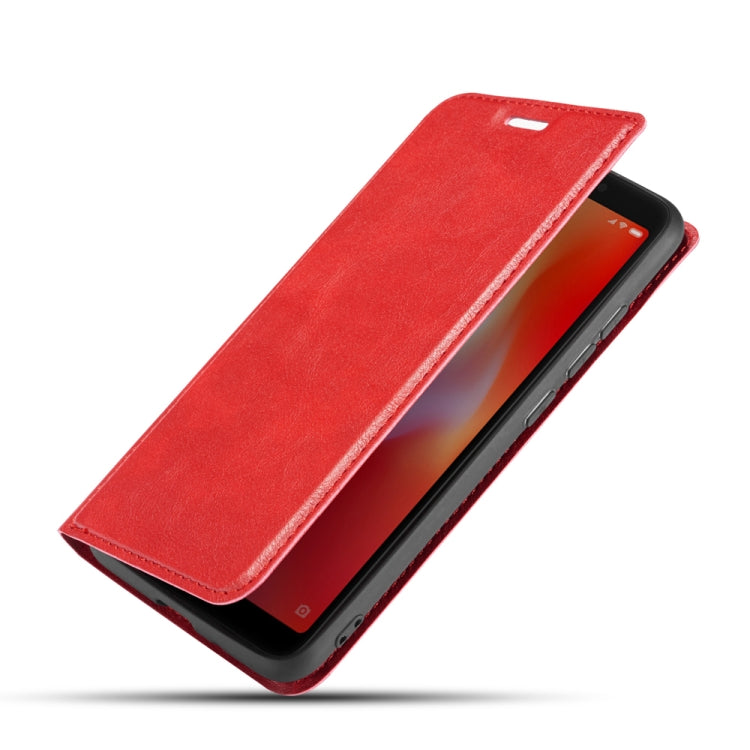 For Xiaomi Mi CC9 Lite Retro Simple Ultra-thin Magnetic Leather Case with Holder & Card Slots & Lanyard