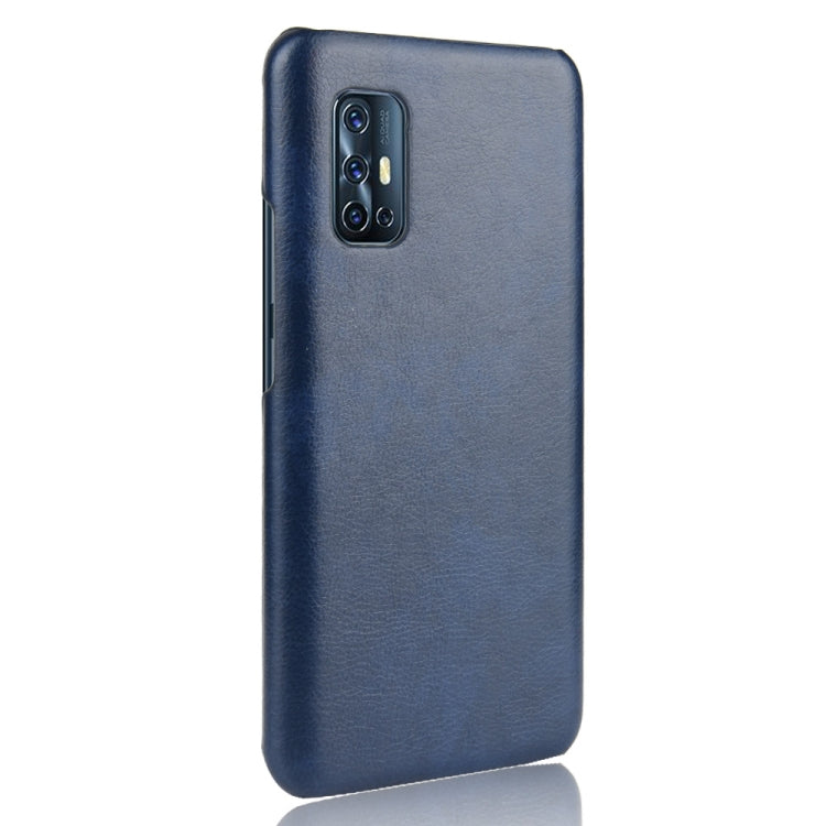 For Vivo V17 India Shockproof Litchi Texture PC + PU Case