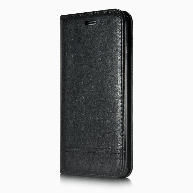 For Huawei Mate 20 Pro Double-sided Absorption Splicing Horizontal Flip Leather Case with Holder Card Slots Lanyard