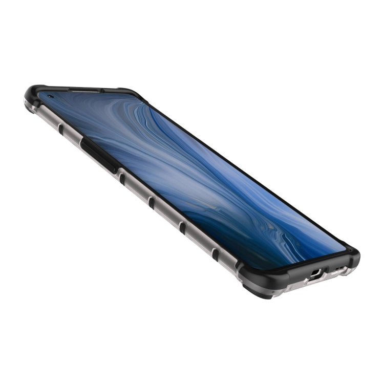 For OPPO Reno 3 Pro  Shockproof Honeycomb PC + TPU Case
