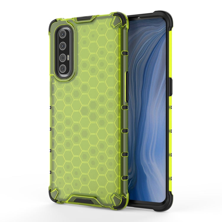 For OPPO Reno 3 Pro  Shockproof Honeycomb PC + TPU Case