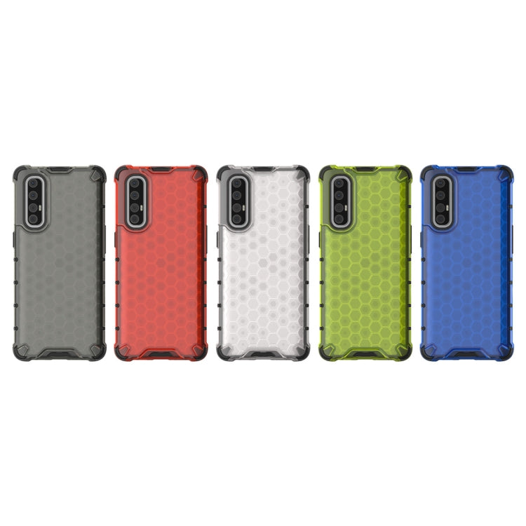 For OPPO Reno 3 Pro  Shockproof Honeycomb PC + TPU Case