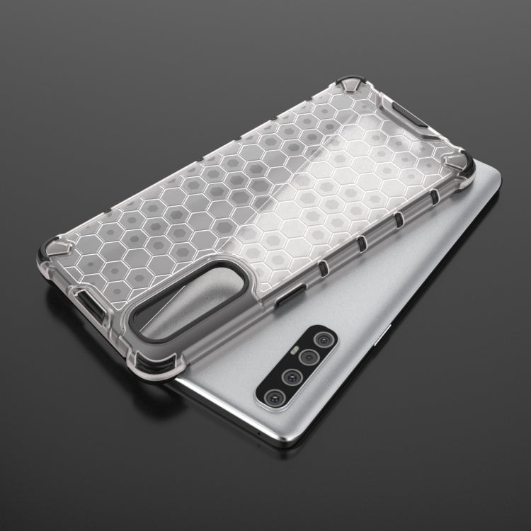 For OPPO Reno 3 Pro  Shockproof Honeycomb PC + TPU Case