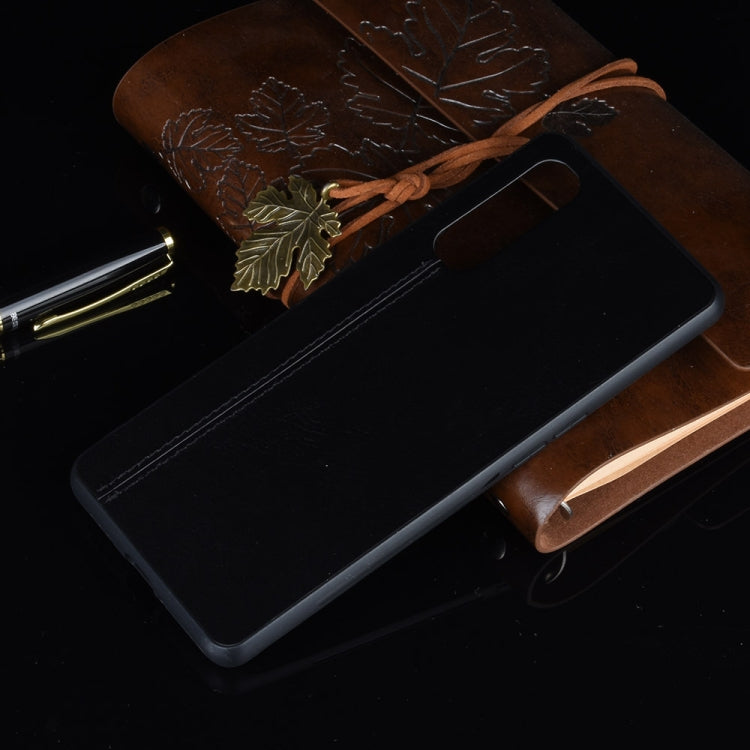 For  Oppo Reno3 Pro Shockproof Sewing Cow Pattern Skin PC + PU + TPU Case