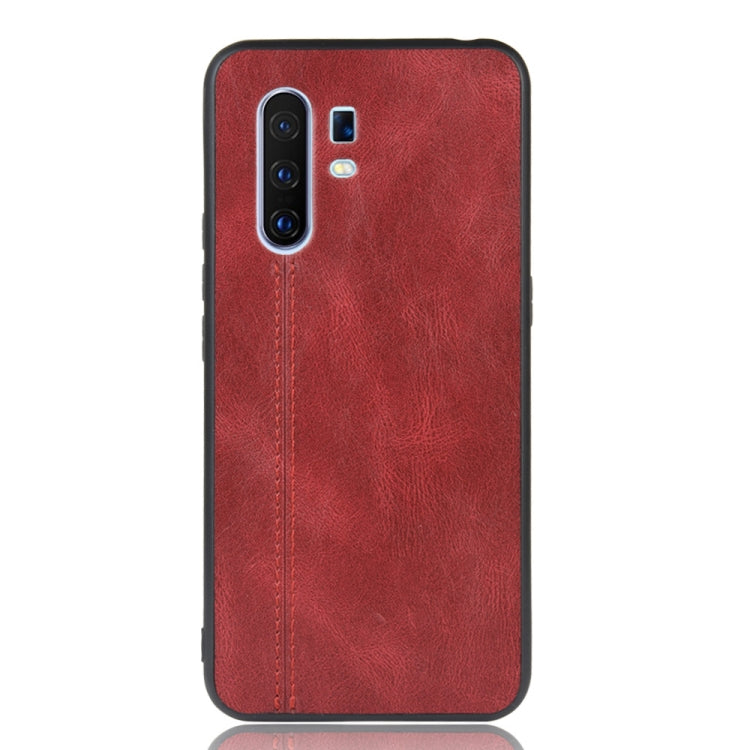 For Vivo X30 Pro Shockproof Sewing Cow Pattern Skin PC + PU + TPU Case