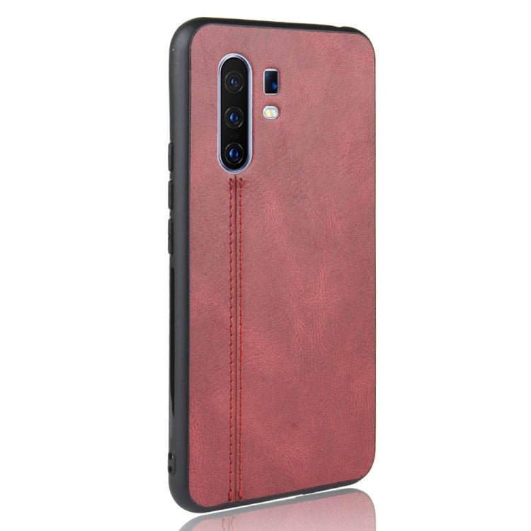 For Vivo X30 Pro Shockproof Sewing Cow Pattern Skin PC + PU + TPU Case