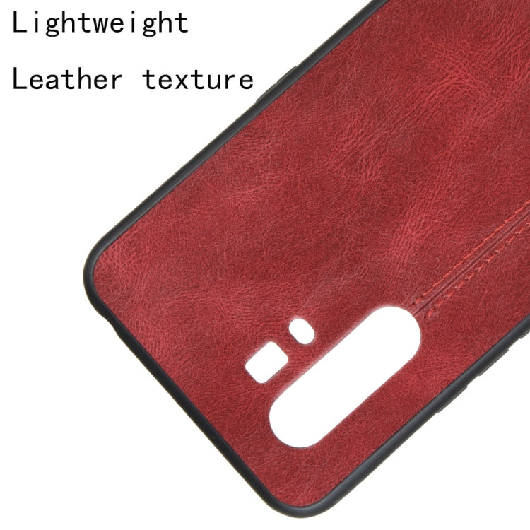 For Vivo X30 Pro Shockproof Sewing Cow Pattern Skin PC + PU + TPU Case