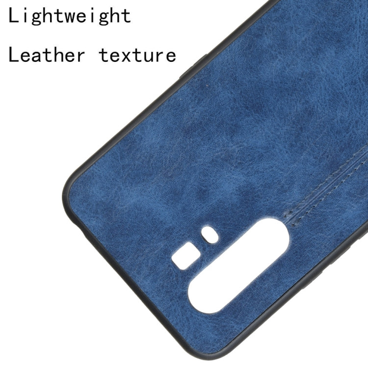 For Vivo X30 Pro Shockproof Sewing Cow Pattern Skin PC + PU + TPU Case