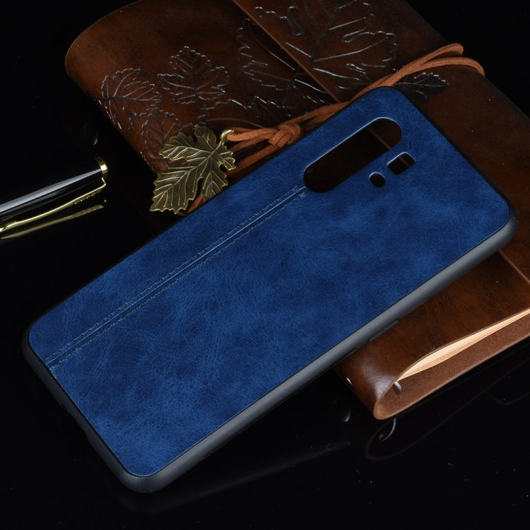 For Vivo X30 Pro Shockproof Sewing Cow Pattern Skin PC + PU + TPU Case