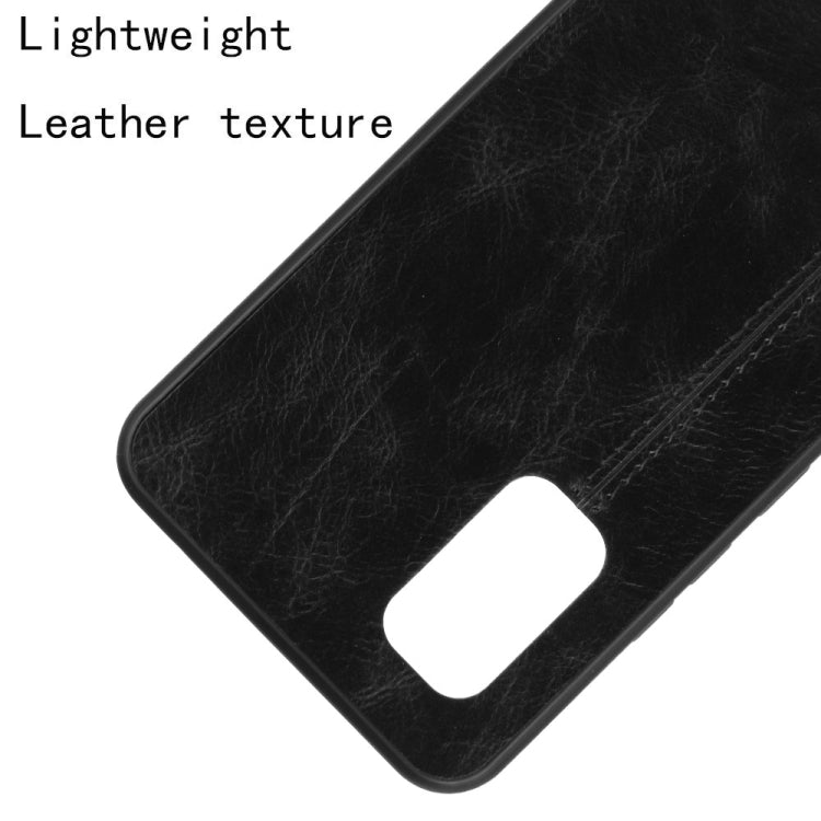 For  Vivo V17 India Shockproof Sewing Cow Pattern Skin PC + PU + TPU Case