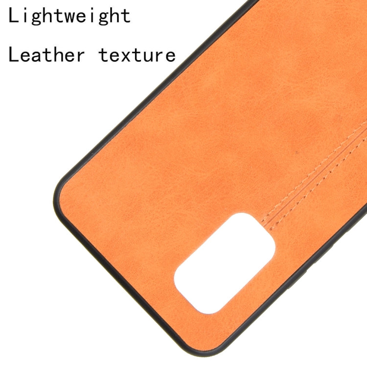 For  Vivo V17 India Shockproof Sewing Cow Pattern Skin PC + PU + TPU Case