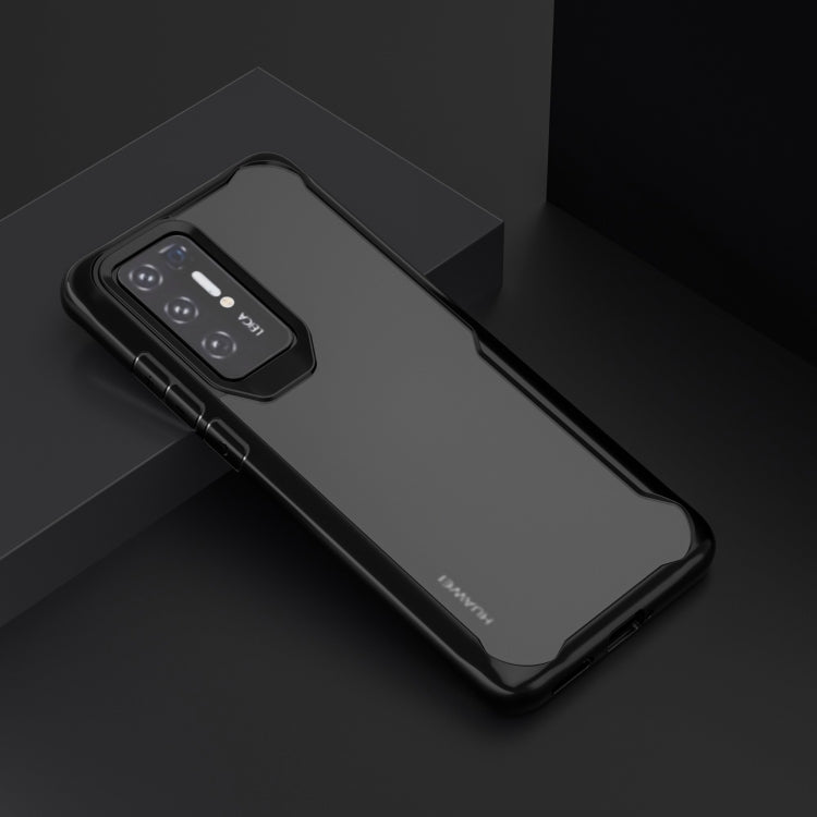 For Huawei P40 Transparent PC + TPU Full Coverage Shockproof Protective Case