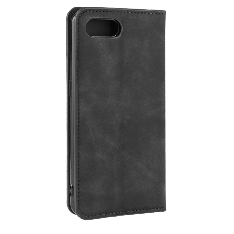 For Oppo Reno A   Retro-skin Business Magnetic Suction Leather Case with Holder & Card Slots & Wallet