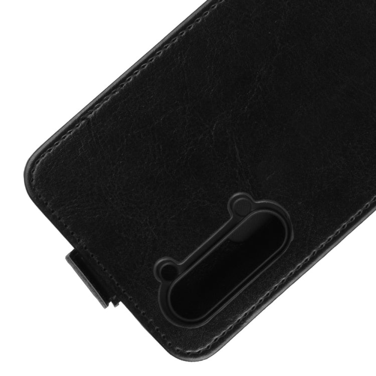 For Oppo Reno3 5G R64 Texture Single Vertical Flip Leather Protective Case with Card Slots & Photo Frame
